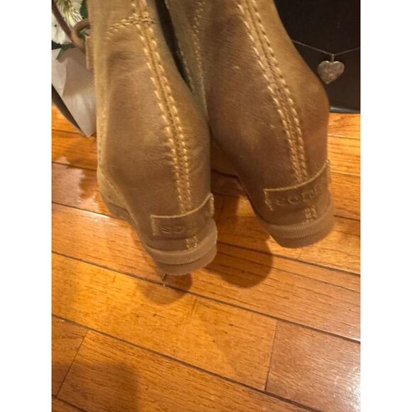 nwob Joan of Arctic Wedge ll tan Ankle waterproof boots size eu 38 us 7 (bot1400 - Picture 6 of 10